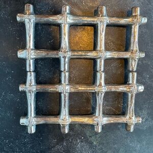 Silverplate trivet